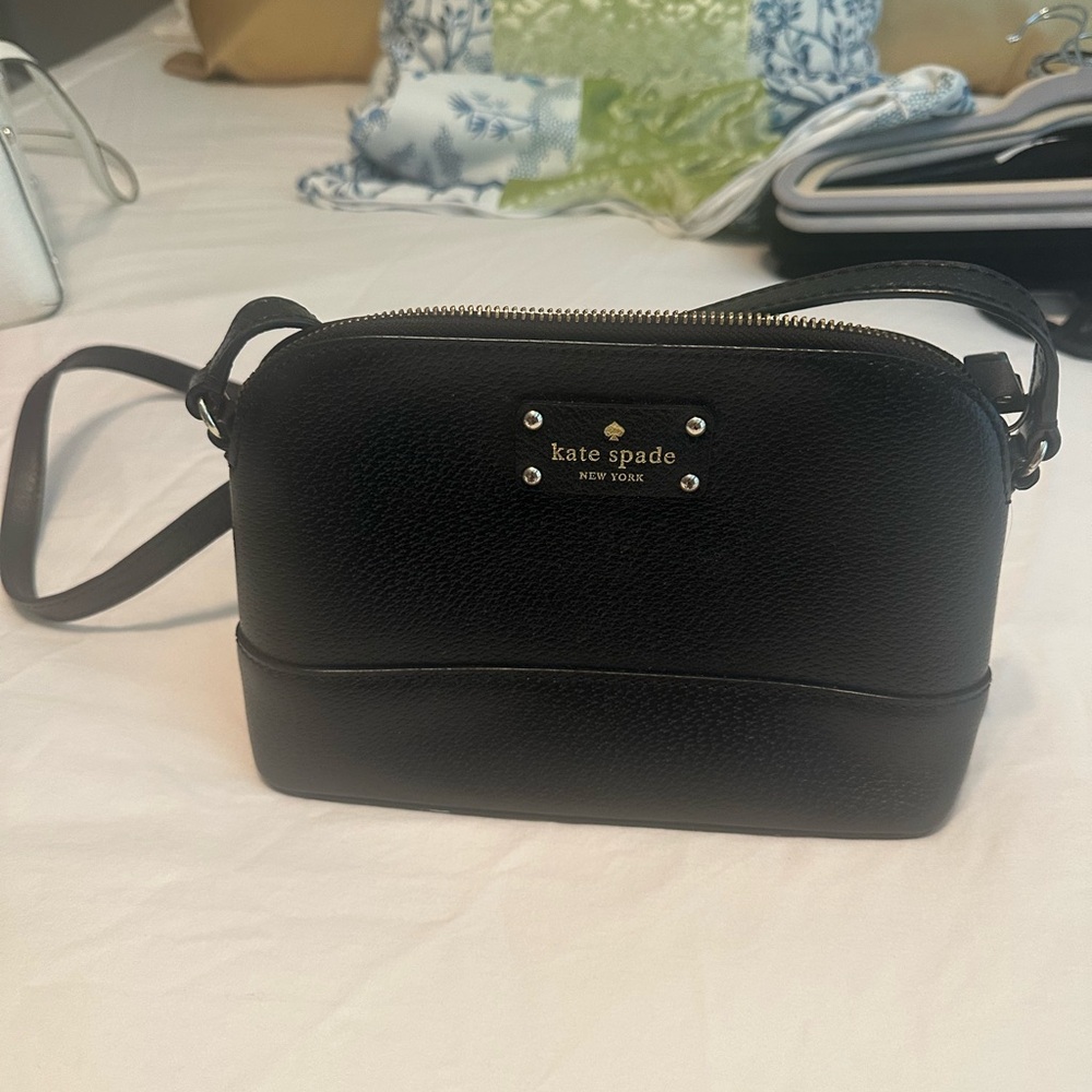 Kate Spade Black Leather Crossbody Bag